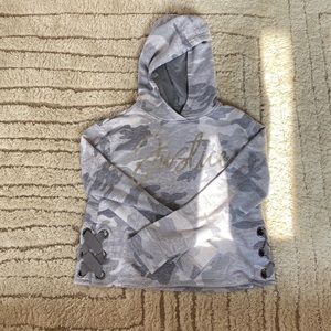 Cute Cropped Grey Army Sweatshirt❗️